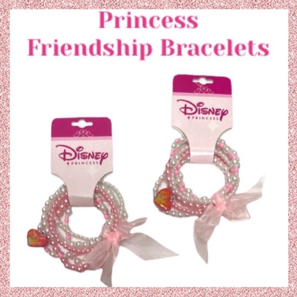 Disney Princess Friendship Bracelet 2 pc Princess Bracelet Set